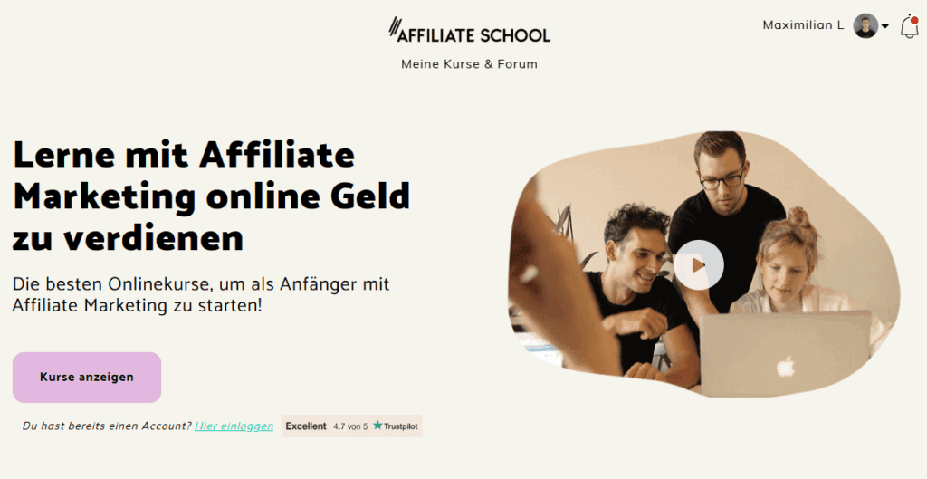 Die neue Affiliate Marketing School von Christopher Hauffe