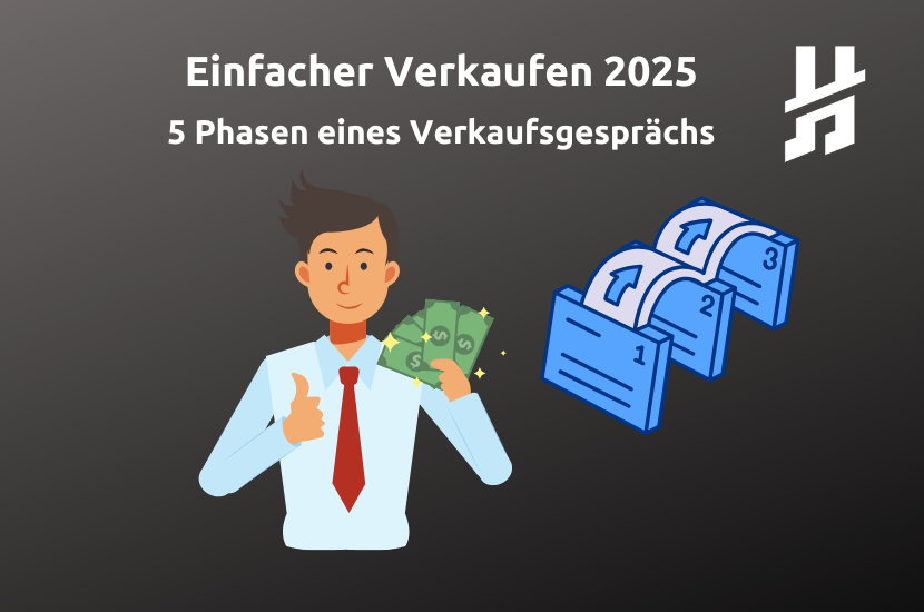 5 Phasen eines Verkaufsgesprächs für Vertriebserfolg